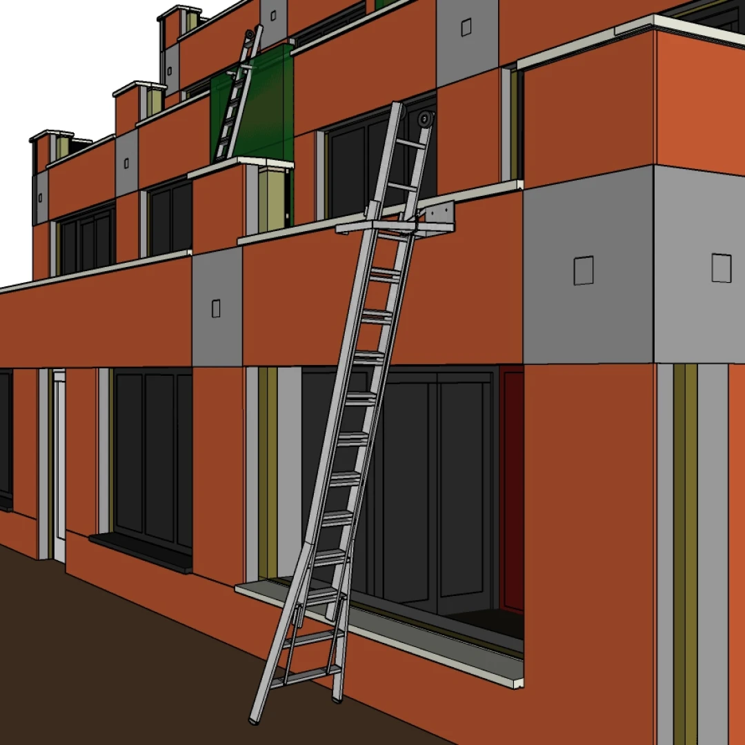 Ladder BIM 3D tekenen