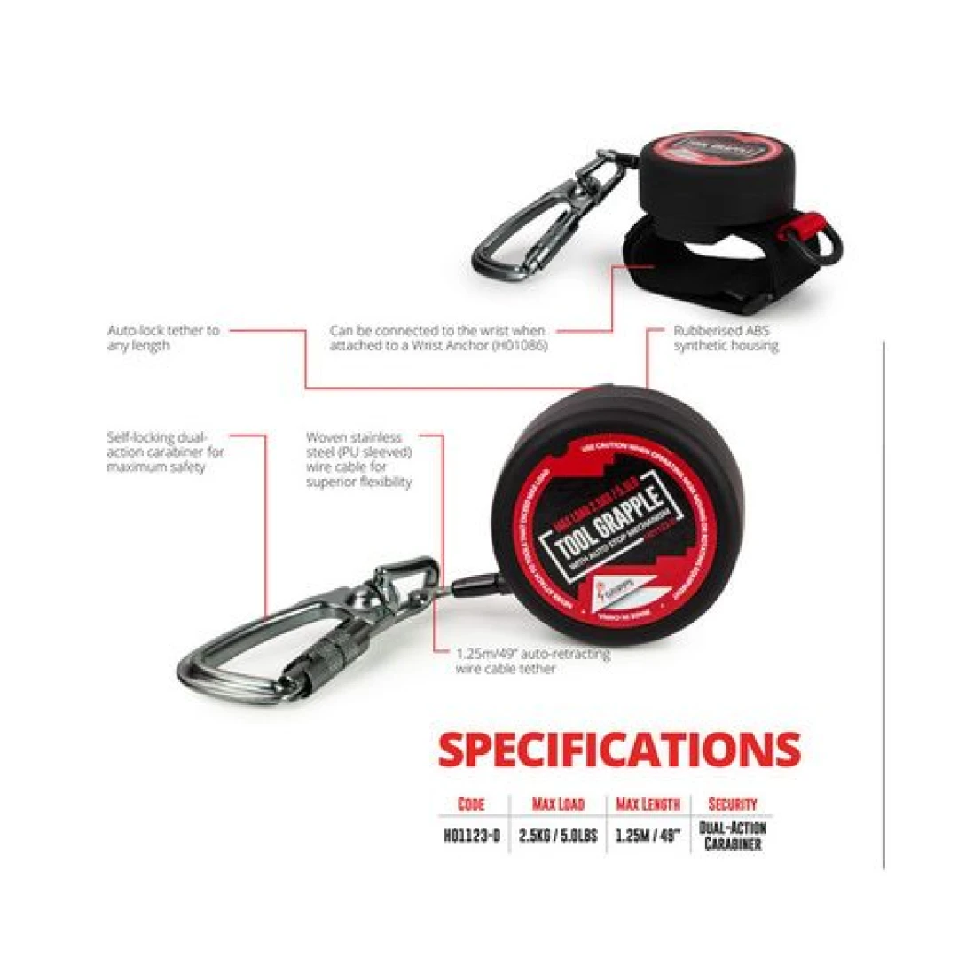 tool thetering specificaties