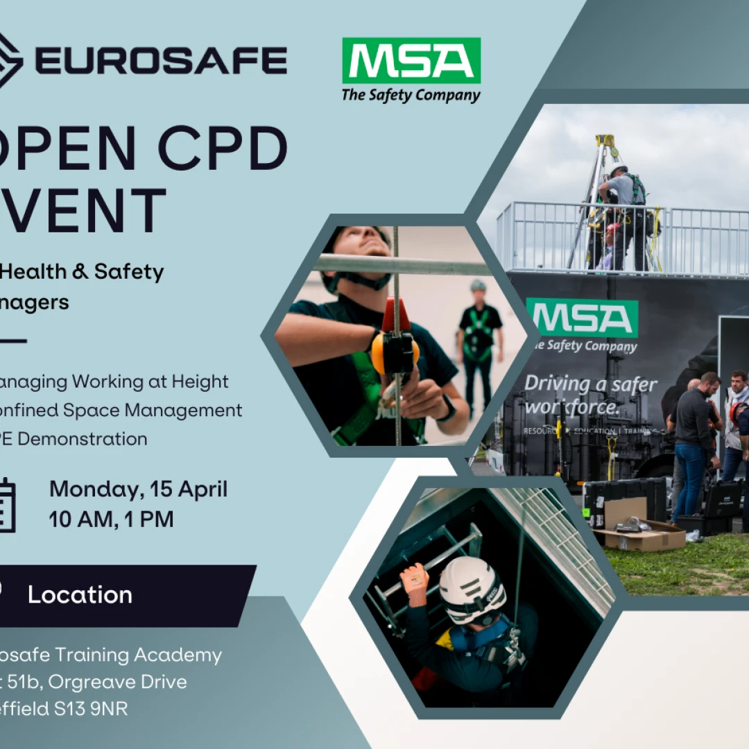 Open CPD event for Health & Safety Managers