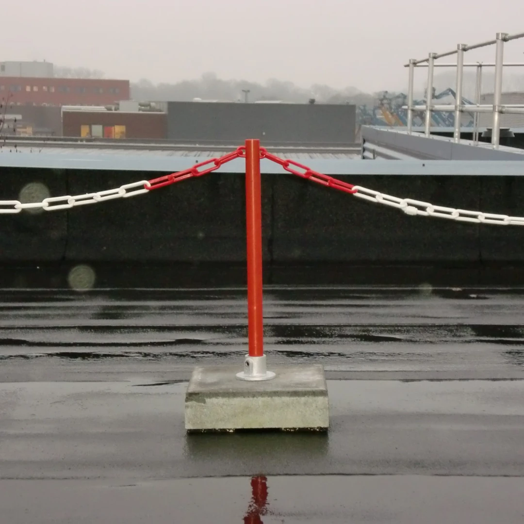 Rood wit markering