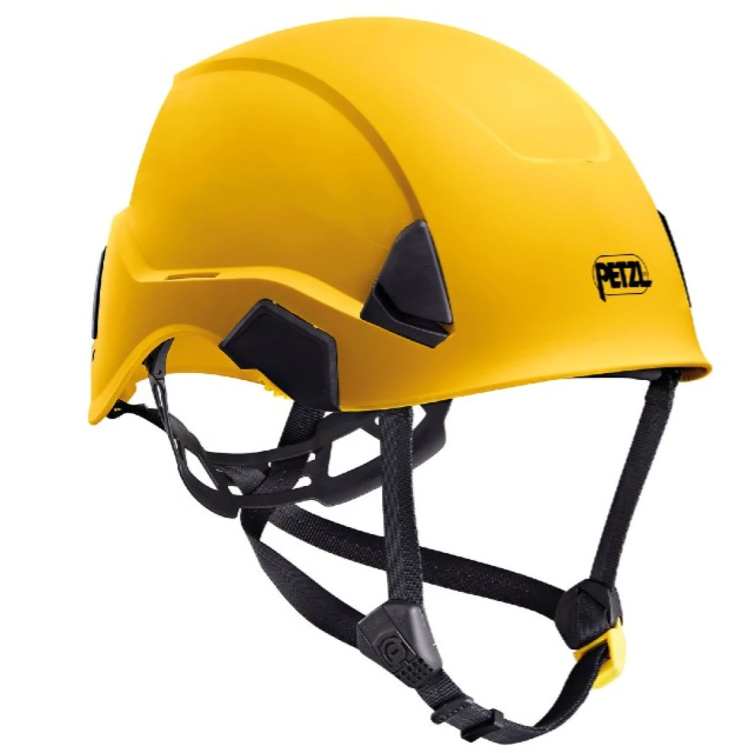Strato helm geel