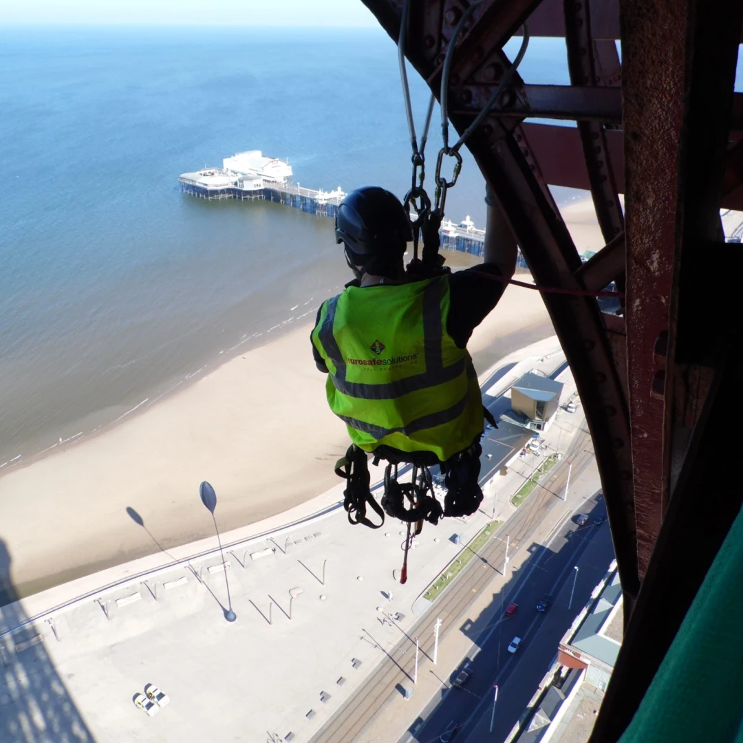 Valbeveiliging op The Blackpool Tower UK