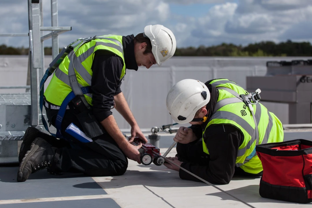 Roof Safety Wire Inspection