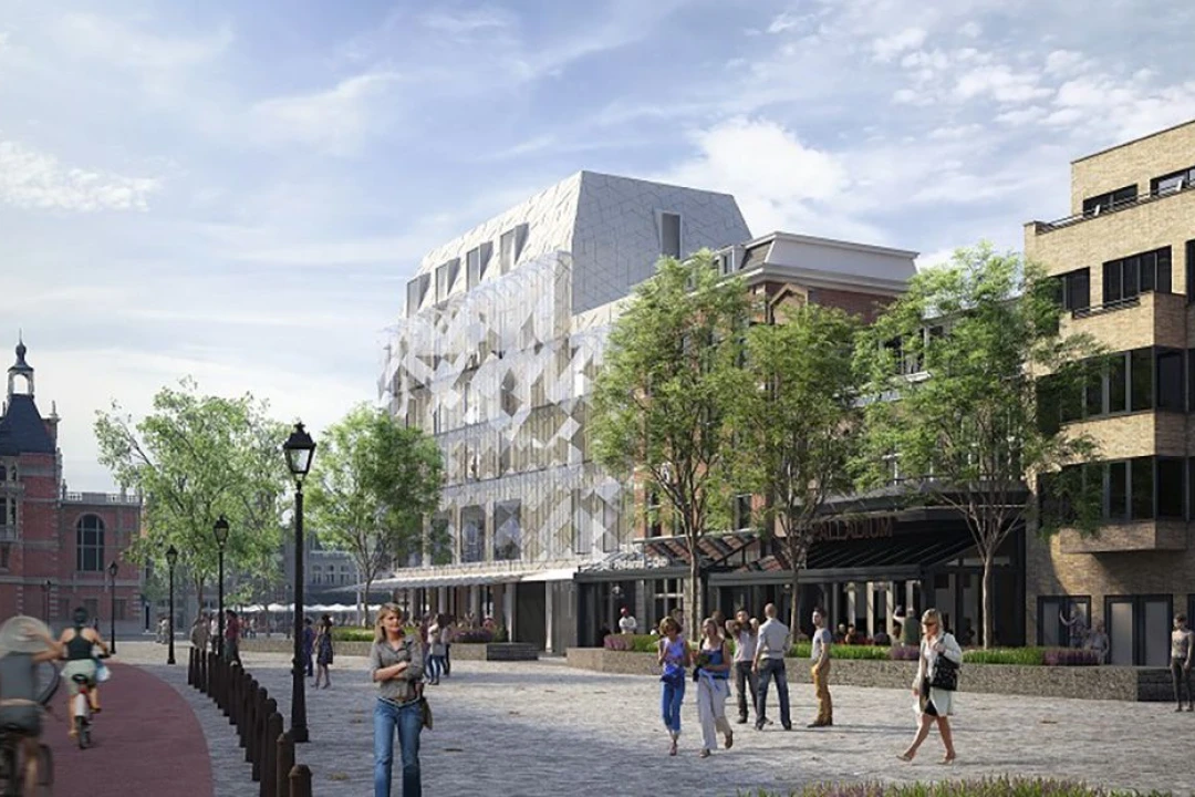 afbeelding van straat met mensen