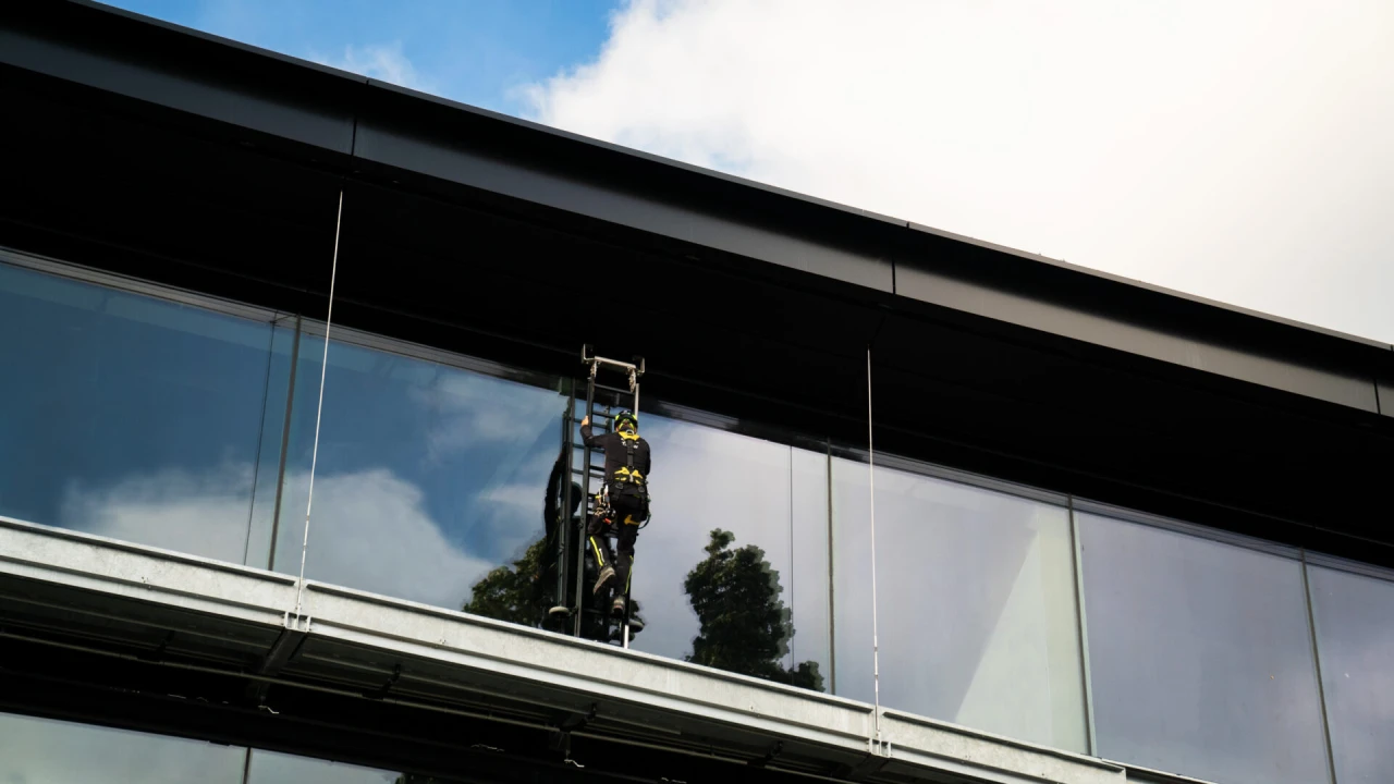 Echogebouw ladder