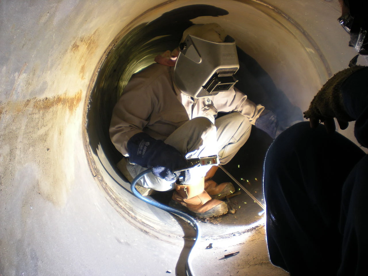 Besloten ruimten lassen