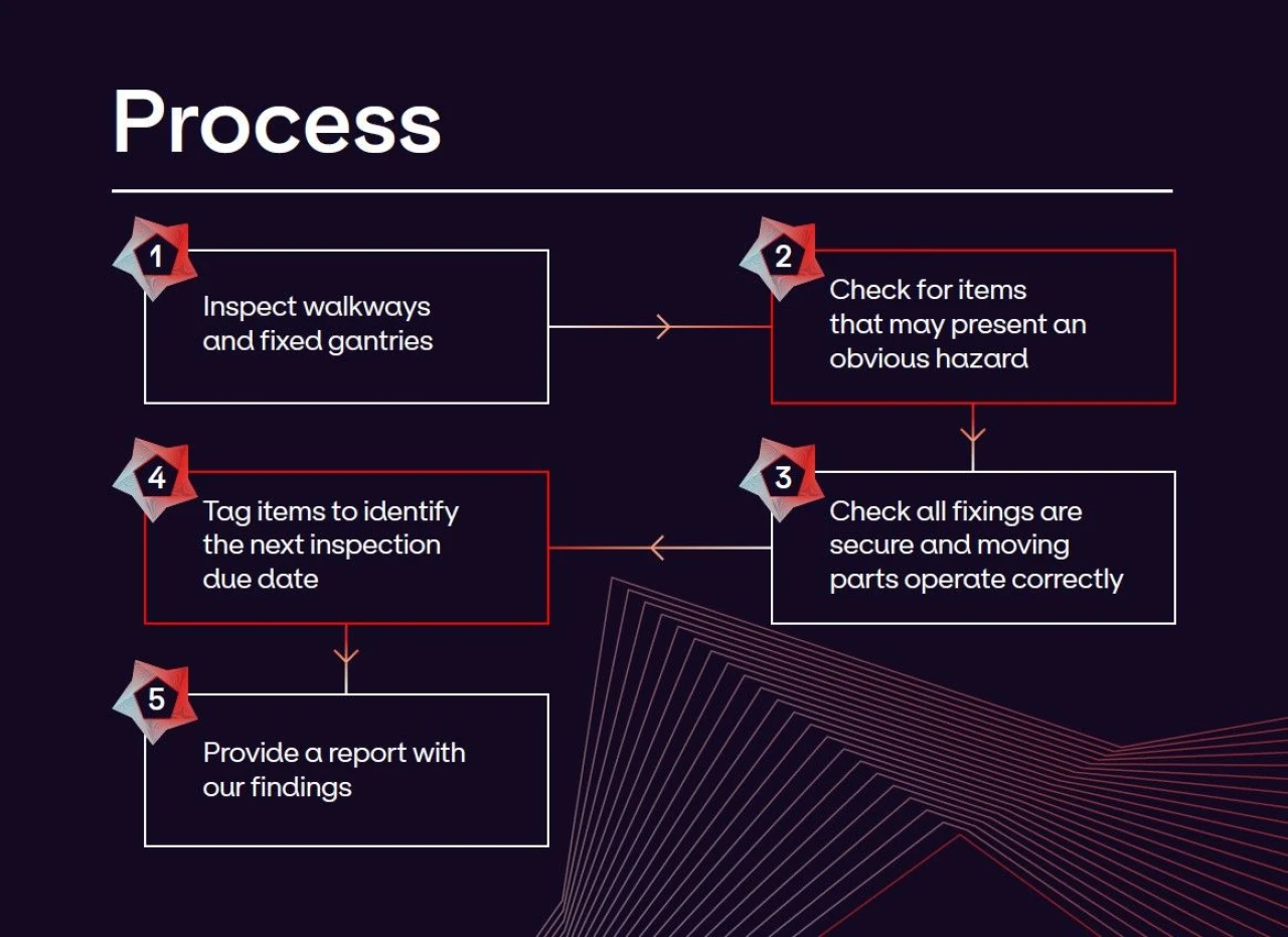 Walkway & Fixed Gantry Inspection Process
