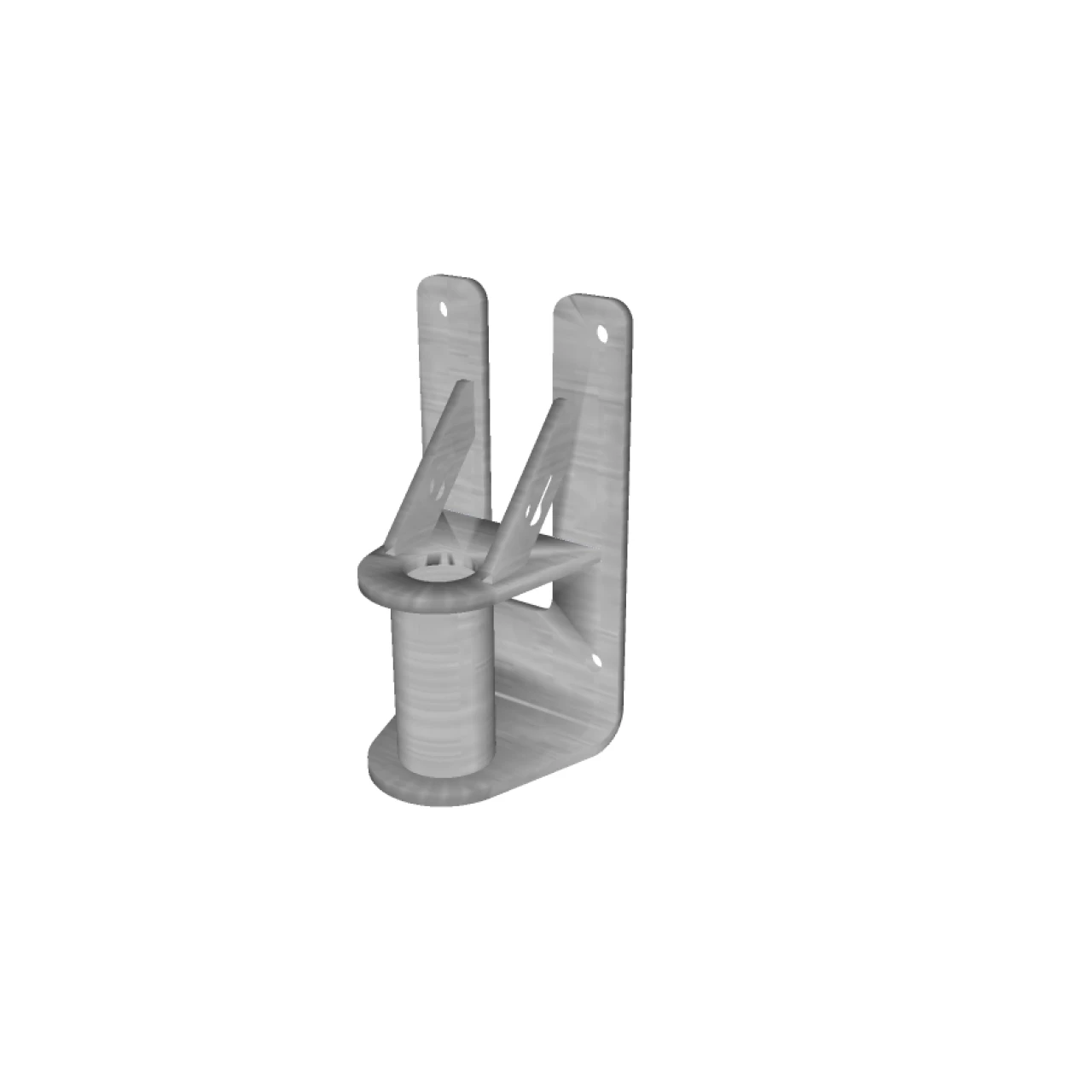 3D tekening van muur socket