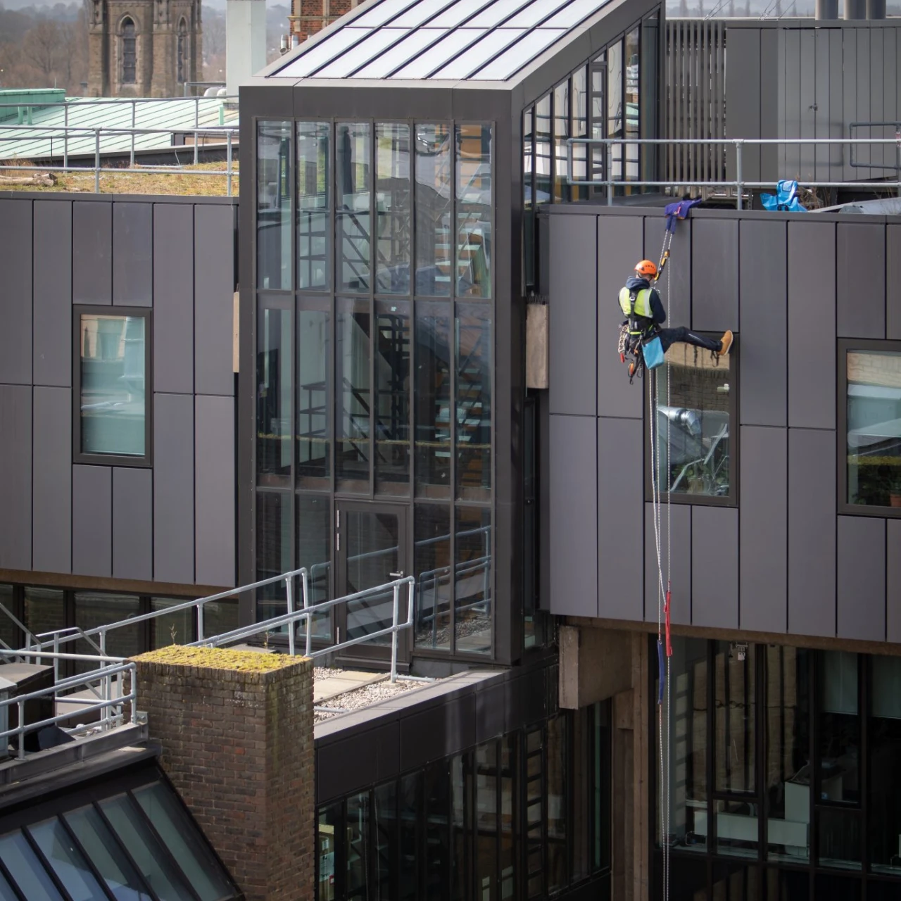The David Attenborough Building, Rope Access