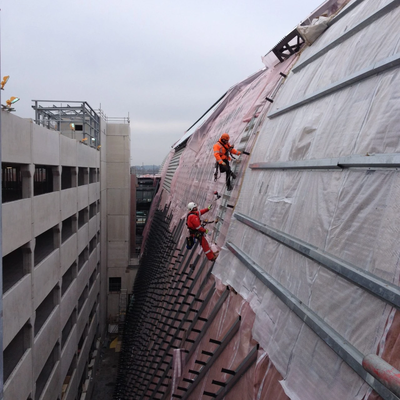 Rope Access Work at Alder Hey Hopsital