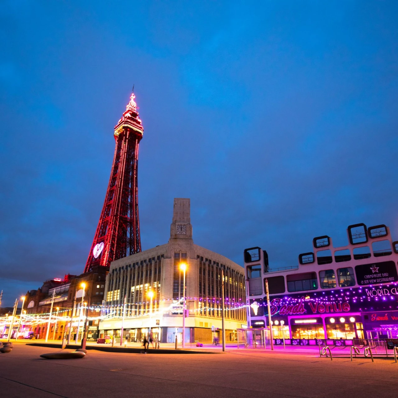 Valbeveiliging op The Blackpool Tower UK