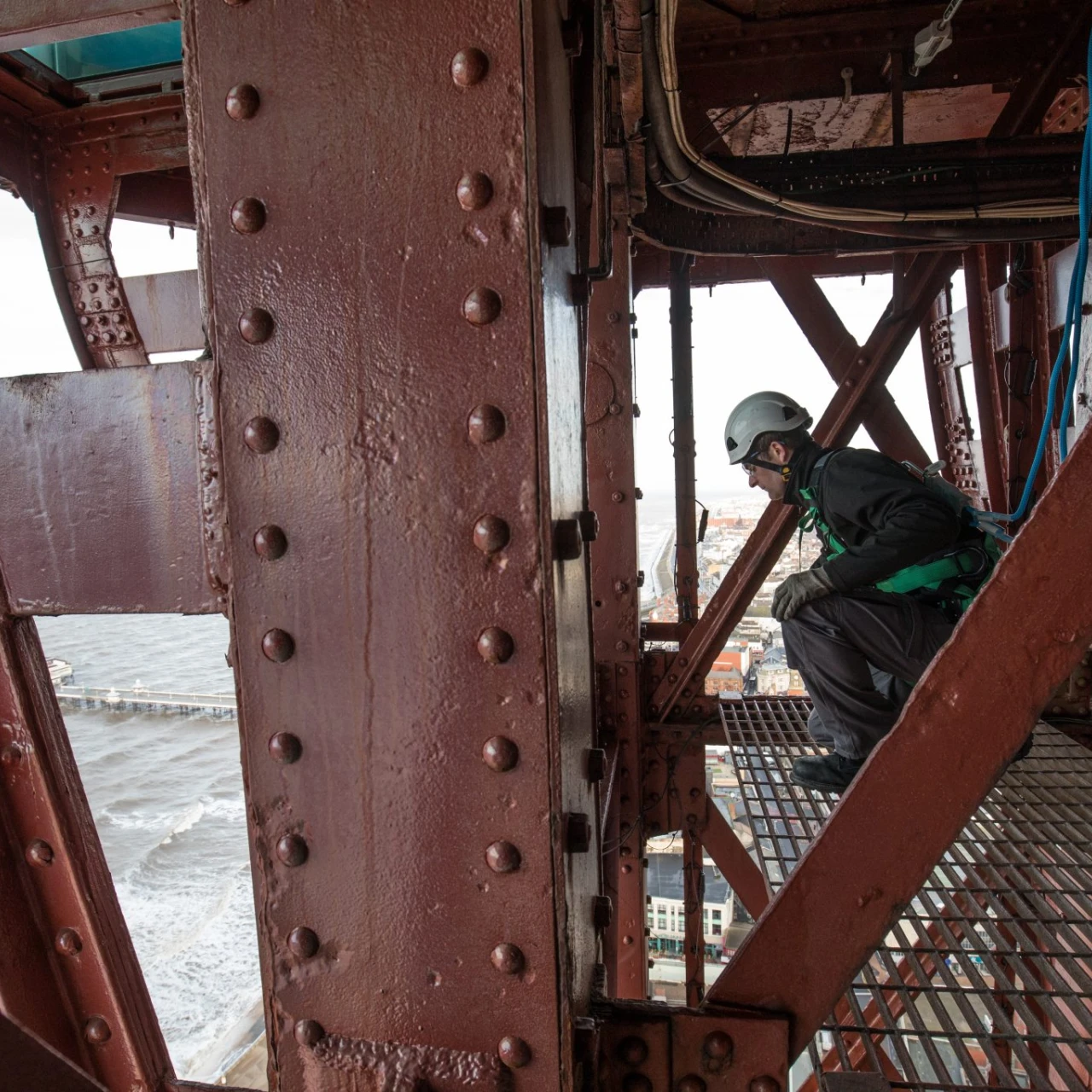 Valbeveiliging op The Blackpool Tower UK