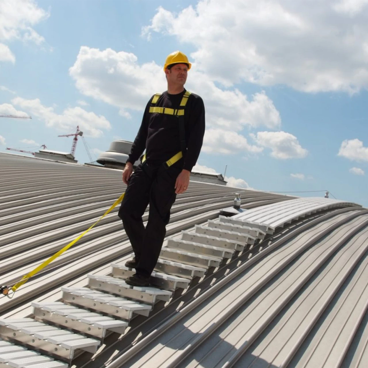 Roof Walkway Testing - uPVC Walkway System