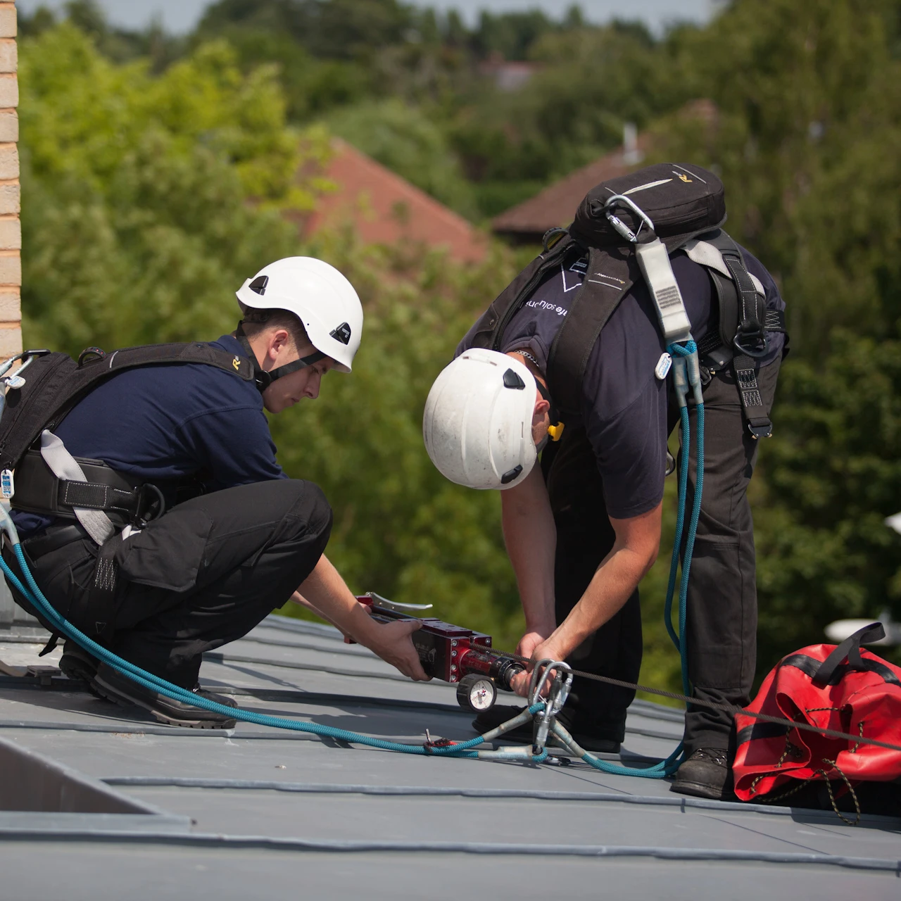 Test & Inspection of a cable mansafe system