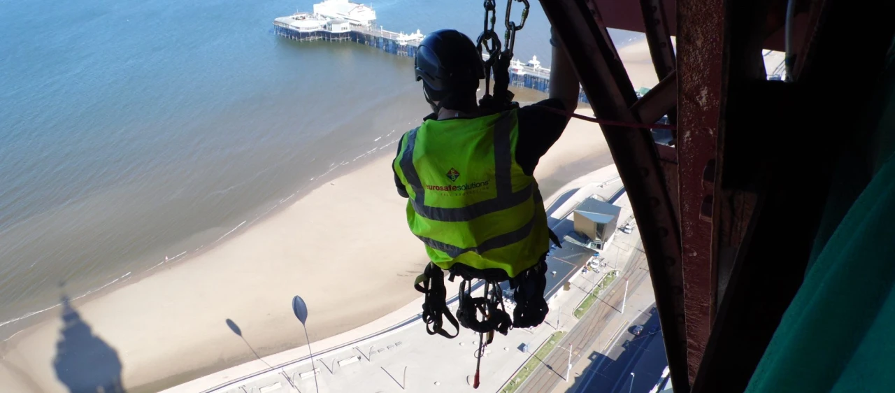 Valbeveiliging op The Blackpool Tower UK