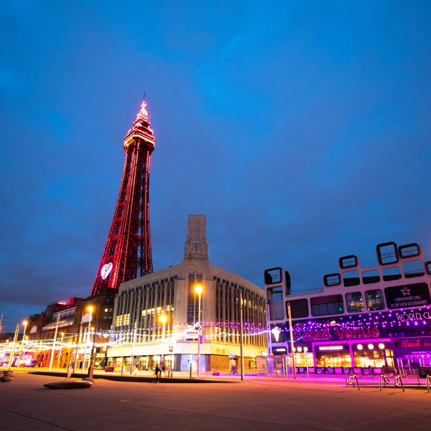 Valbeveiliging op The Blackpool Tower UK