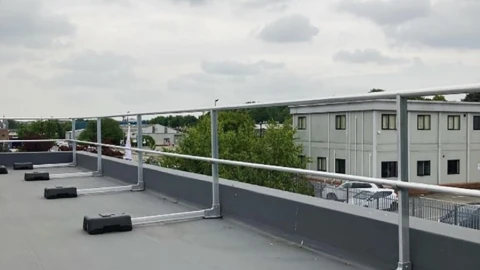 Freestanding Guardrail - SolidRail